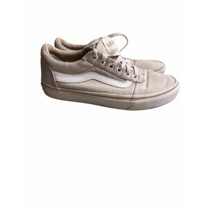 VANS Off the Ward Skate Beige Slip On Sneakers Womens 6.5